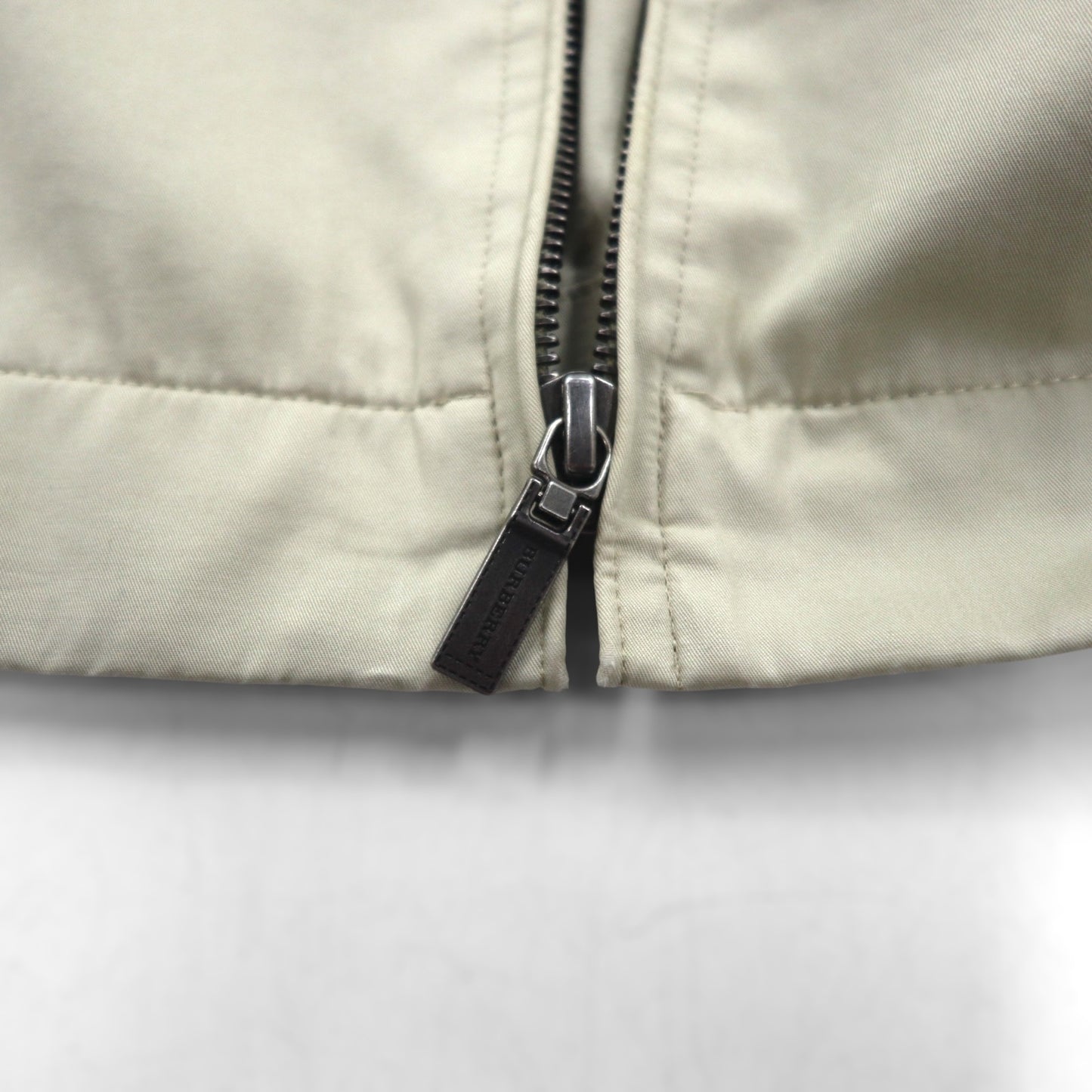 BURBERRY 日本製 スウィングトップ ハリントンジャケット L ベージュ コットン