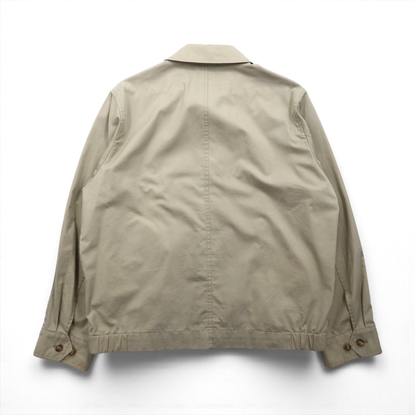 BURBERRY 日本製 スウィングトップ ハリントンジャケット L ベージュ コットン
