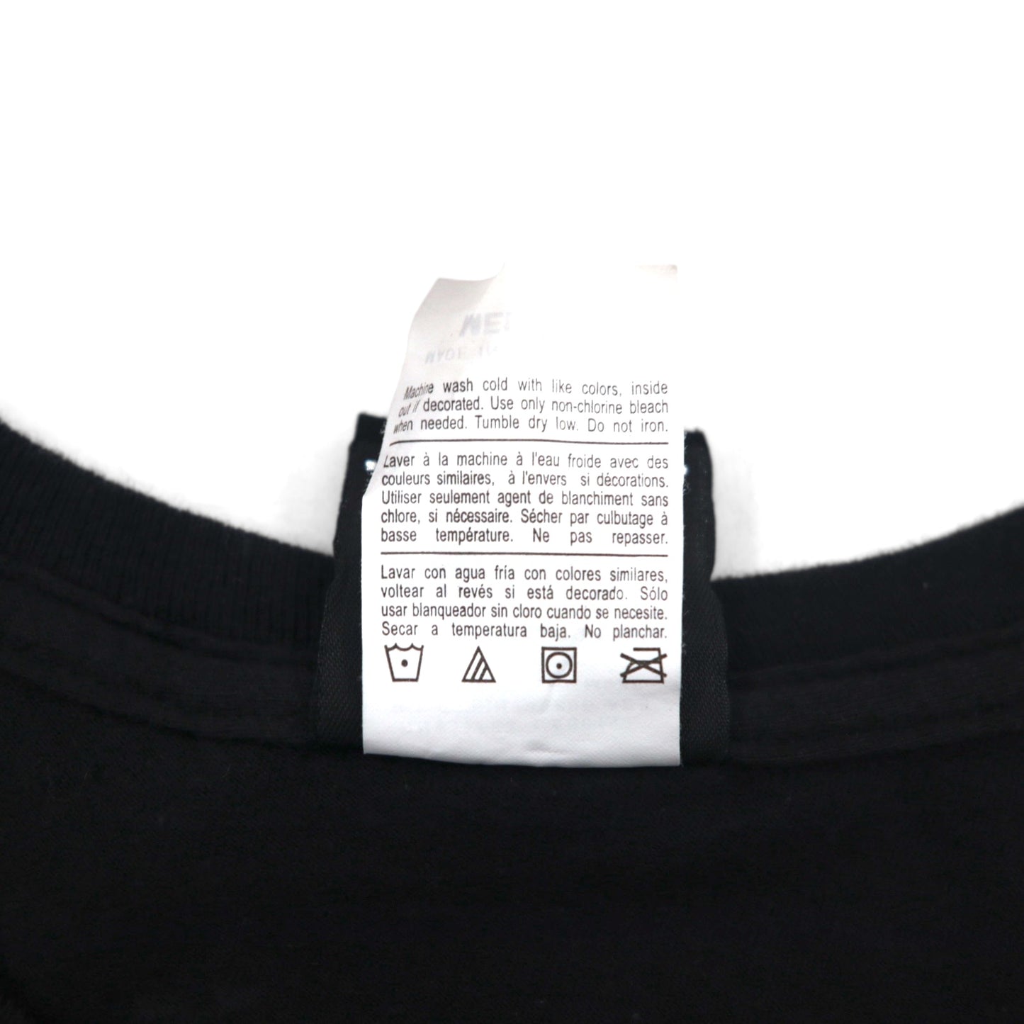 HARLEY DAVIDSON Double-sided Print T-shirt M Black Cotton MISSISSIPPI