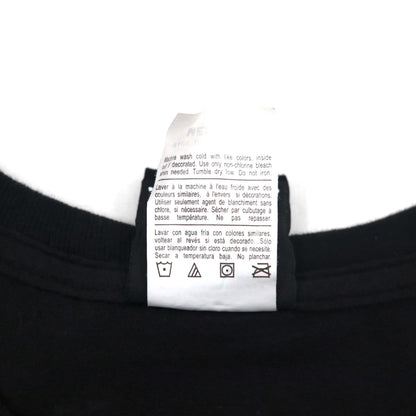 HARLEY DAVIDSON Double-sided Print T-shirt M Black Cotton MISSISSIPPI