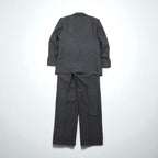 80s Japan Vintage 2-Piece Suit HOKO 80s Made in Japan Suit Set, Size L, Gray Wool