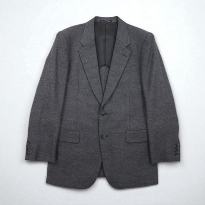 80s Japan Vintage 2-Piece Suit HOKO 80年代 日本製 セットアップ スーツ L グレー ウール