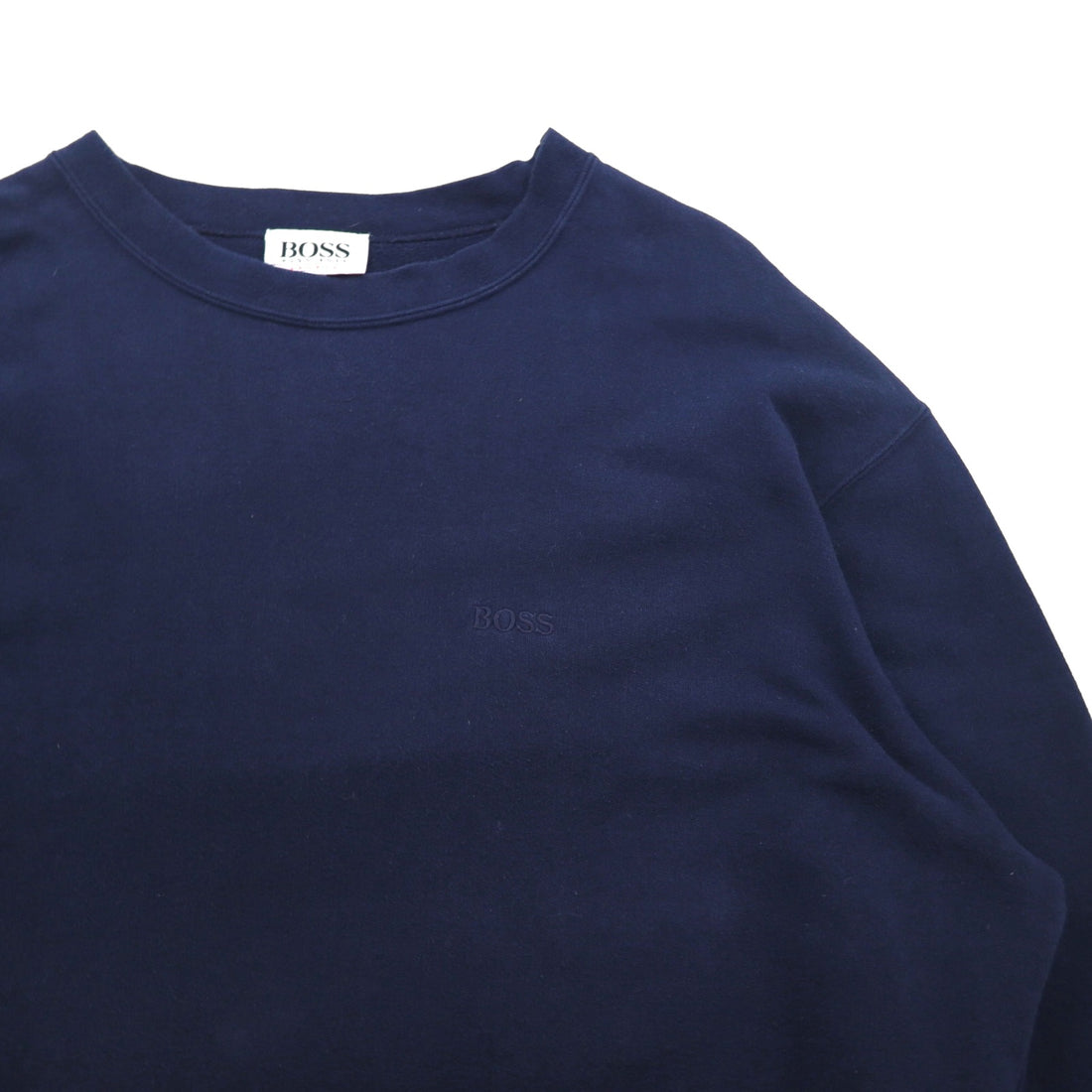 HUGO BOSS 90s Crew Neck Sweatshirt, XL, Navy