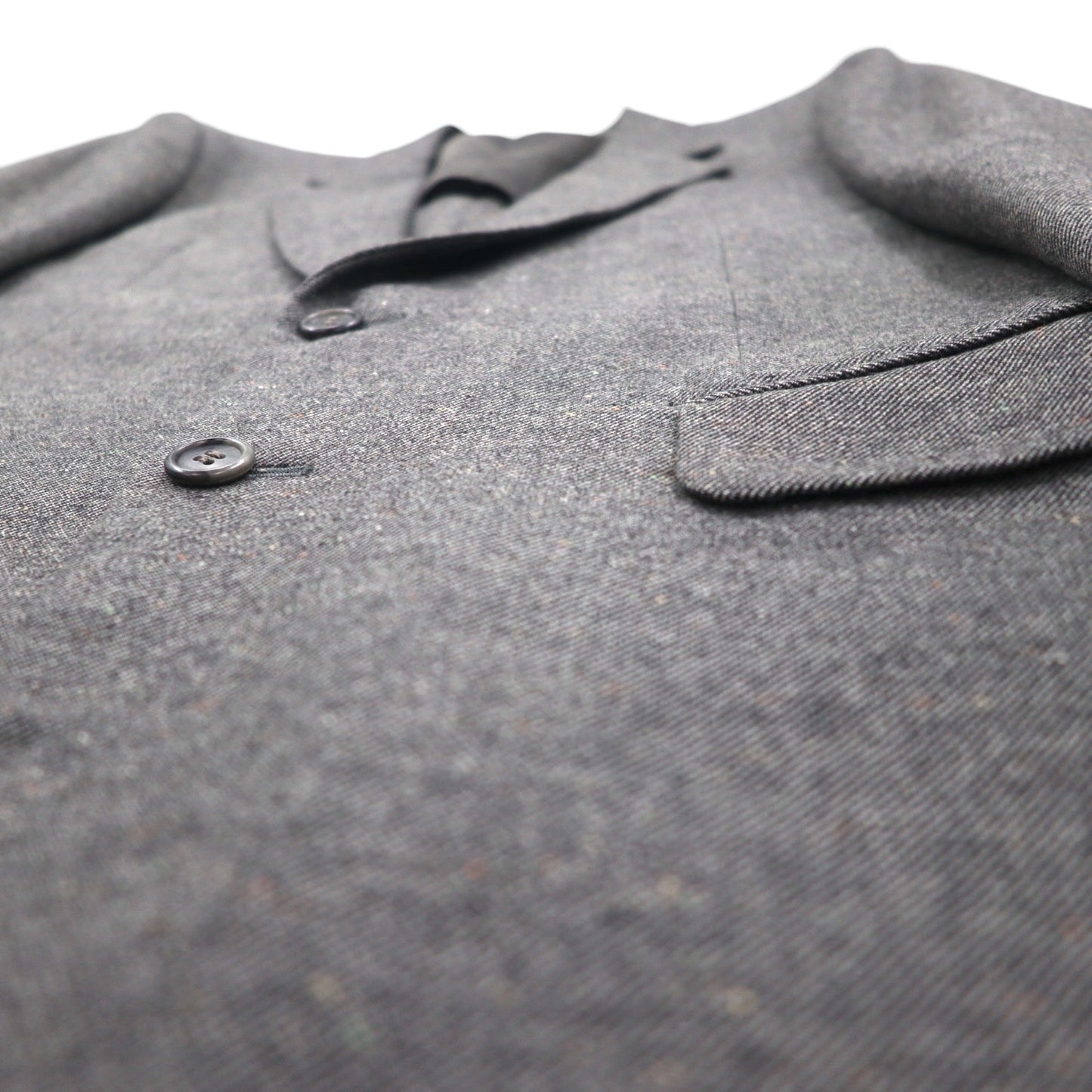 80s Japan Vintage 2-Piece Suit HOKO 80年代 日本製 セットアップ スーツ L グレー ウール