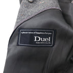 80s Japan Vintage 2-Piece Suit HOKO 80s Made in Japan Suit Set, Size L, Gray Wool