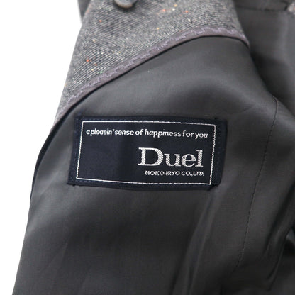 80s Japan Vintage 2-Piece Suit HOKO 80年代 日本製 セットアップ スーツ L グレー ウール