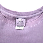 Champion Reverse Weave Sweatshirt L Purple Cotton Fleece Lining Solid Color Tag Reprint Script Logo Made in Honduras