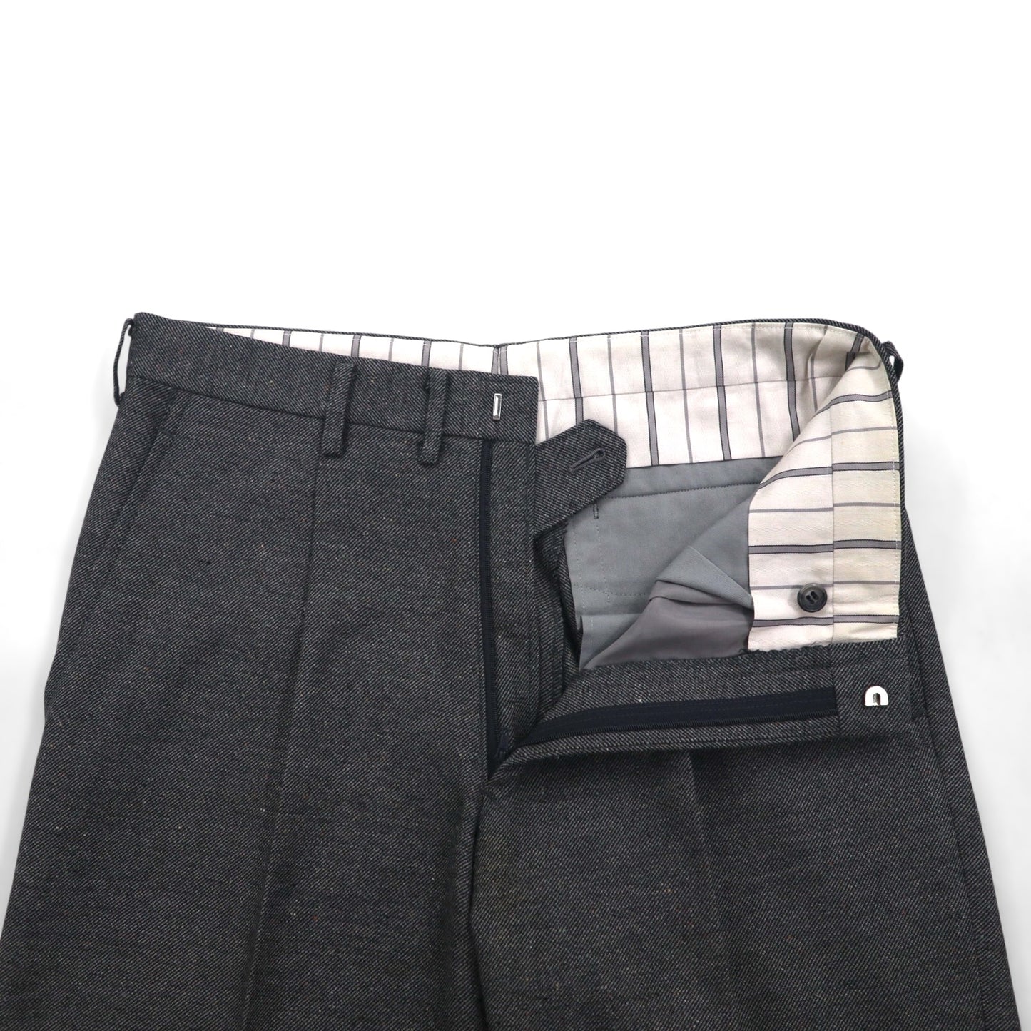 80s Japan Vintage 2-Piece Suit HOKO 80年代 日本製 セットアップ スーツ L グレー ウール