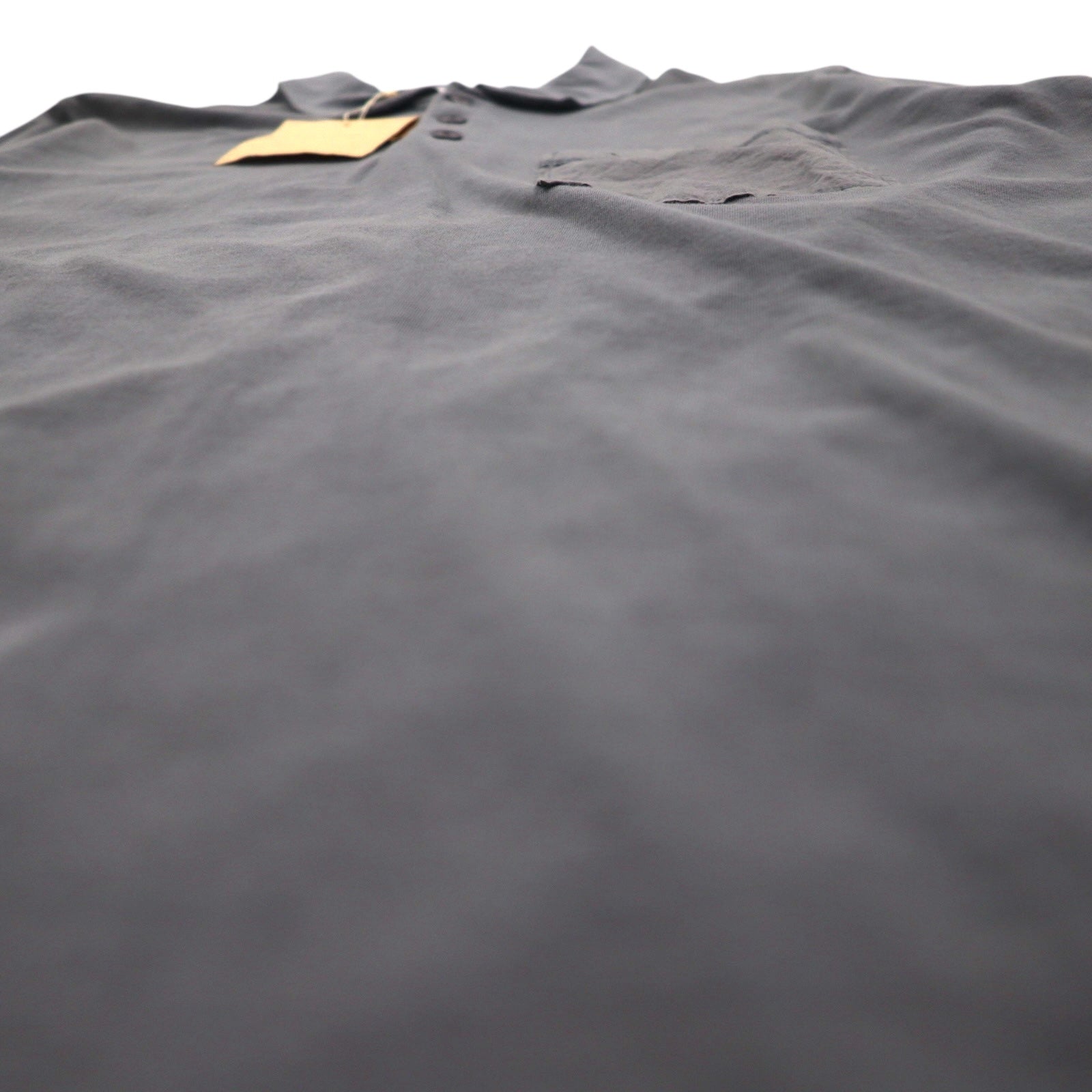 SUBTLE ポロシャツ S グレー 胸ポケット Silver and Gold 取扱い 日本製 未使用品