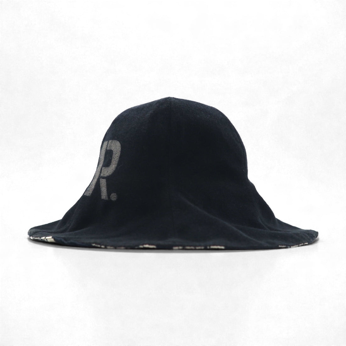WEIRDO リバーシブル チューリップハット バケットハット ブラック INTIALS HAT WRD-17-SS-605