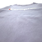 Champion Reverse Weave Sweatshirt L Purple Cotton Fleece Lining Solid Color Tag Reprint Script Logo Made in Honduras