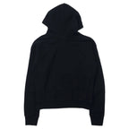 Champion Reverse Weave Pullover Hoodie, M, Black, Cotton, Fleece Lining, Blue Single Tag, Reprint, Made in Honduras