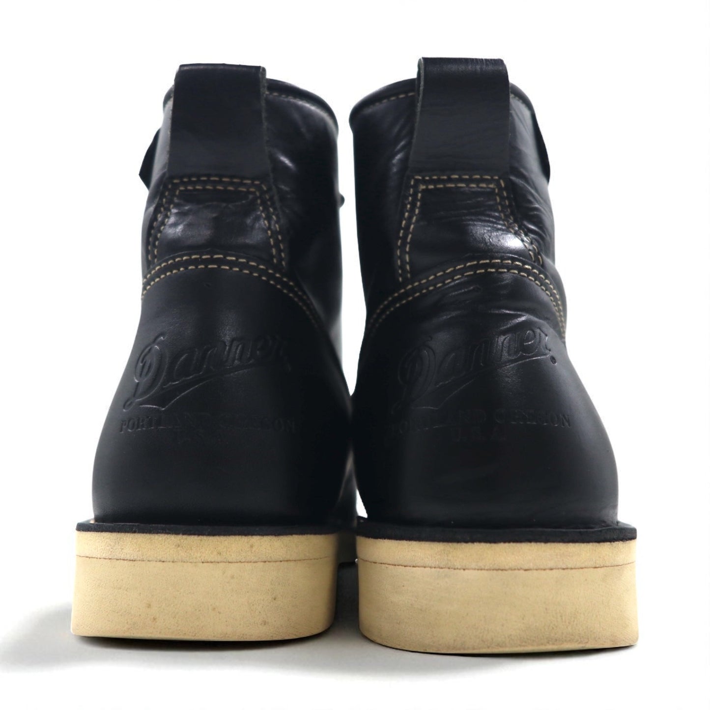 Danner レースアップブーツ ワークブーツ 27cm Vibramソール ブラック レザー PAULINE D4124