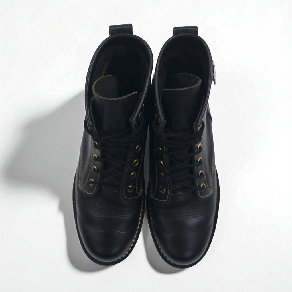 Danner レースアップブーツ ワークブーツ 27cm Vibramソール ブラック レザー PAULINE D4124