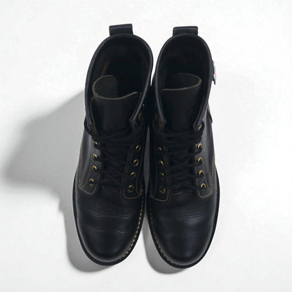 Danner レースアップブーツ ワークブーツ 27cm Vibramソール ブラック レザー PAULINE D4124