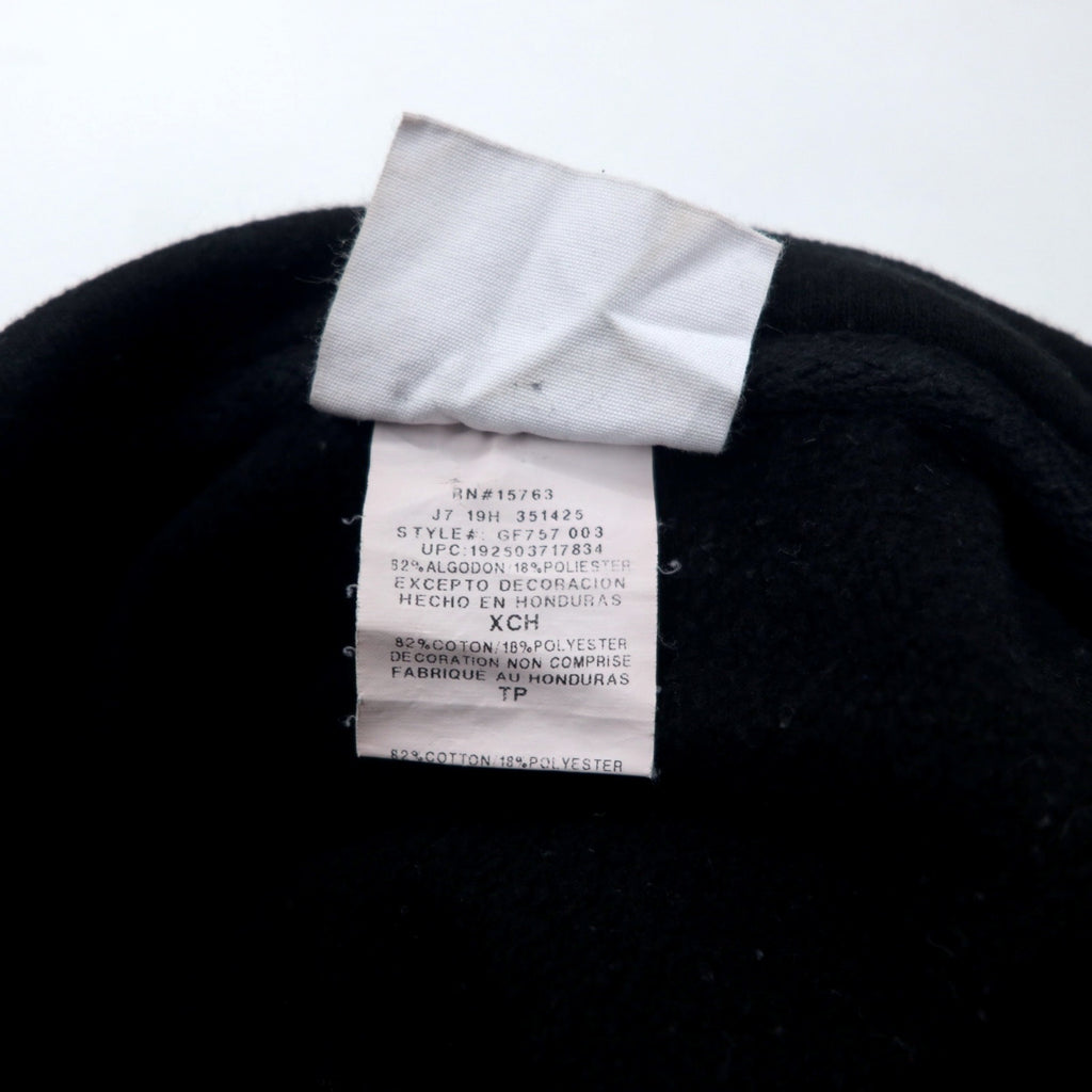 Champion Reverse Weave Pullover Hoodie, M, Black, Cotton, Fleece Lining, Blue Single Tag, Reprint, Made in Honduras