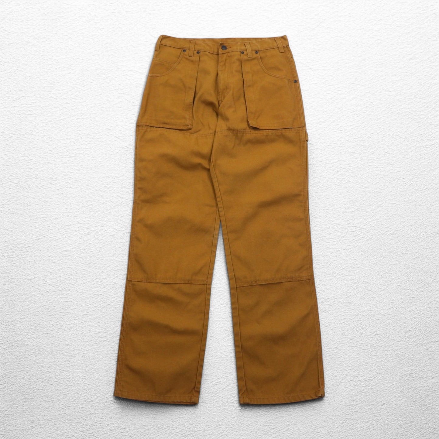 Dickies Double Knee Duck Painter Pants, Medium, Camel, Brown, Cotton, G4586BD