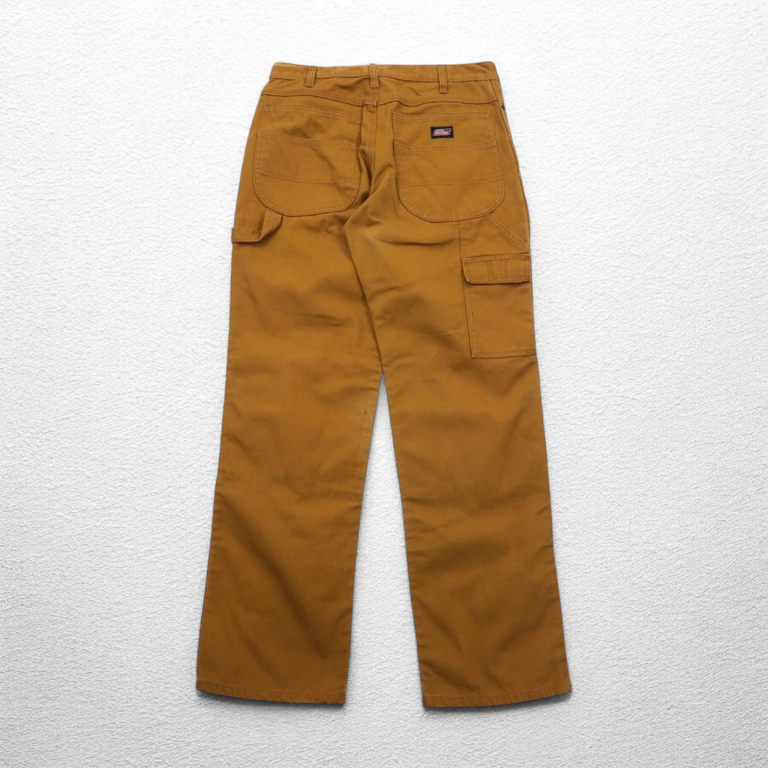 Dickies Double Knee Duck Painter Pants M Camel Brown Cotton