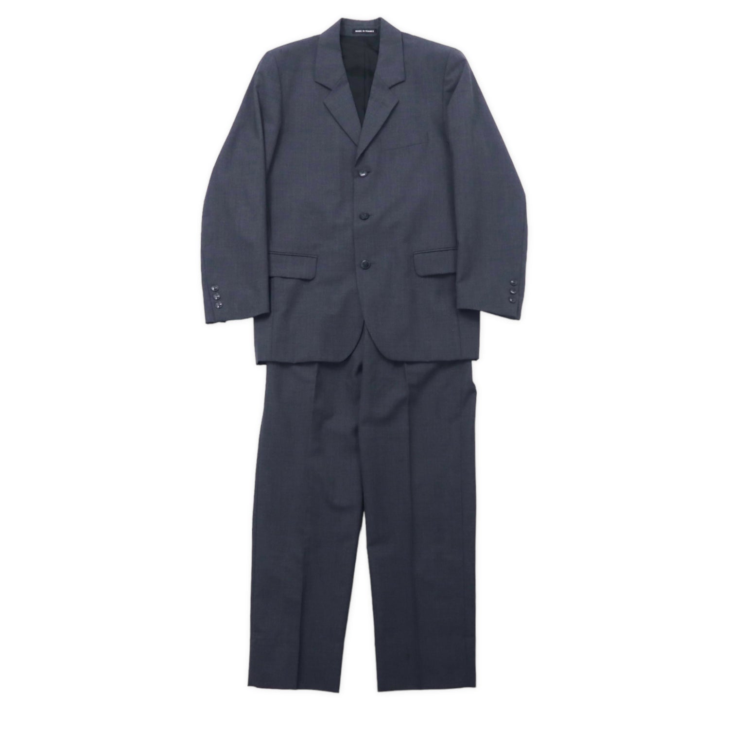 agnes b. HOMME France 3B suit setup 48 Gray wool – 日本然リトテ