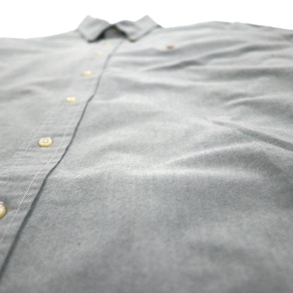 Ralph Lauren 90年代 オックスフォード ボタンダウン シャツ XL グリーン YARMOUTH スモールポニー刺繡