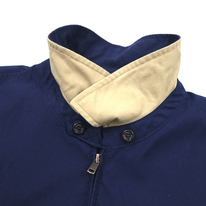 Polo Ralph Lauren スウィングトップ ハリントンジャケット 2XL ネイビー 裏地 チェック スモールポニー刺繍 チンストラップ ビッグサイズ