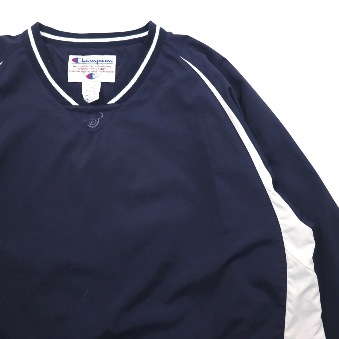 Champion 90s Ribline Piste Pullover Nylon Jacket XL Navy Nylon