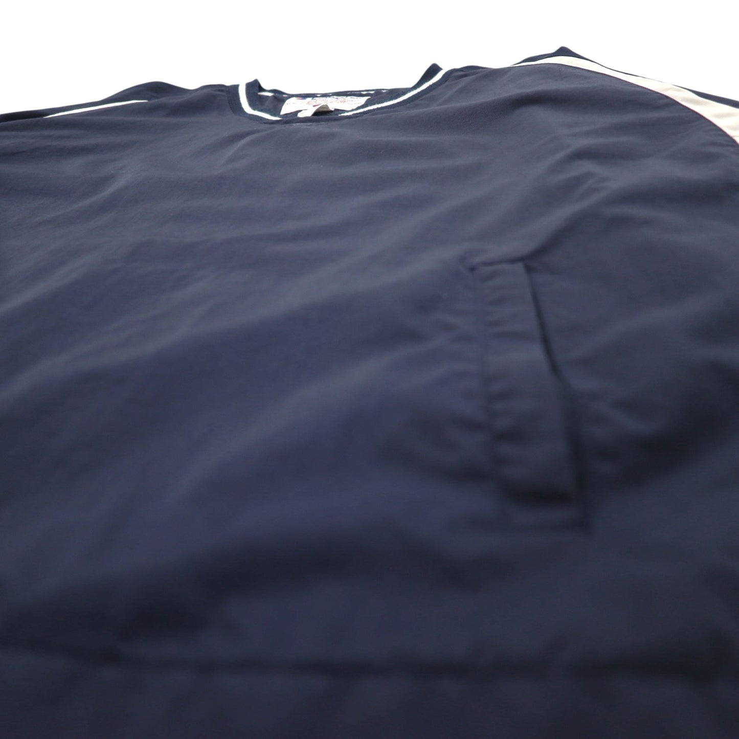Champion 90年代 リブライン ピステ プルオーバー ナイロンジャケット XL ネイビー ナイロン