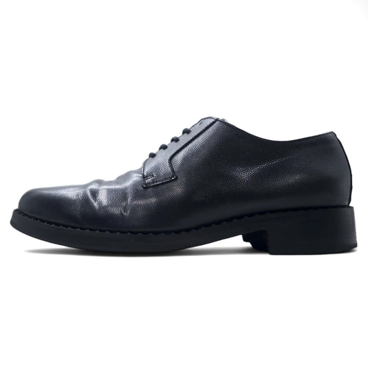 日本然リトテ-古着オンライン-JIMMY CHOO イタリア製 ドレスシューズ 27cm ブラック レザー 型押し vibramソール-JIMMY CHOO Italy Made Dress Shoes US9 Black Leather Embossed Vibram Sole