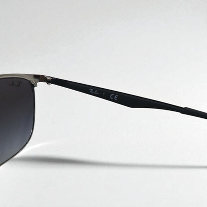 Ray-Ban スクエア サングラス 偏光レンズ グラデーション アクティブ RB3569 9004/8G 59-17 145 3N