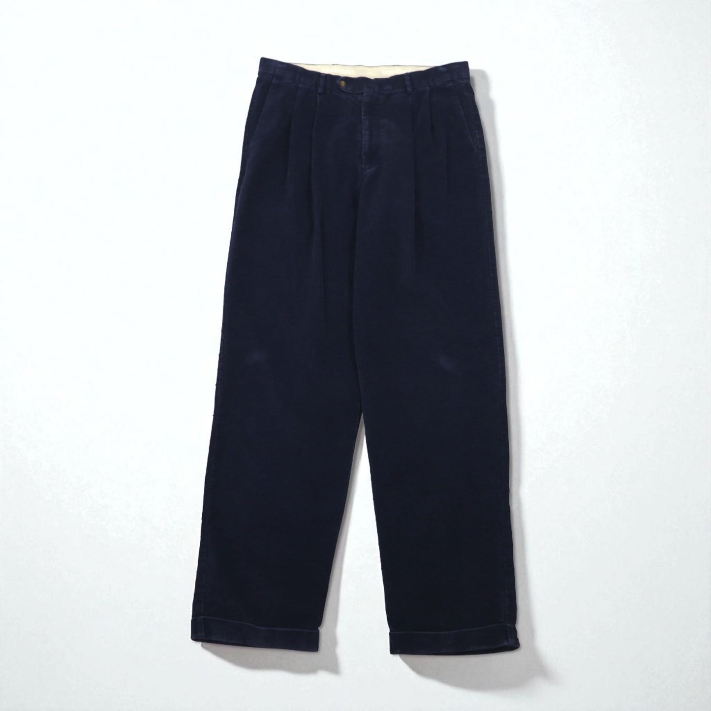 DOCKERS ( Levi's ) 90年代 2タック ワイド コーデュロイパンツ L ネイビー