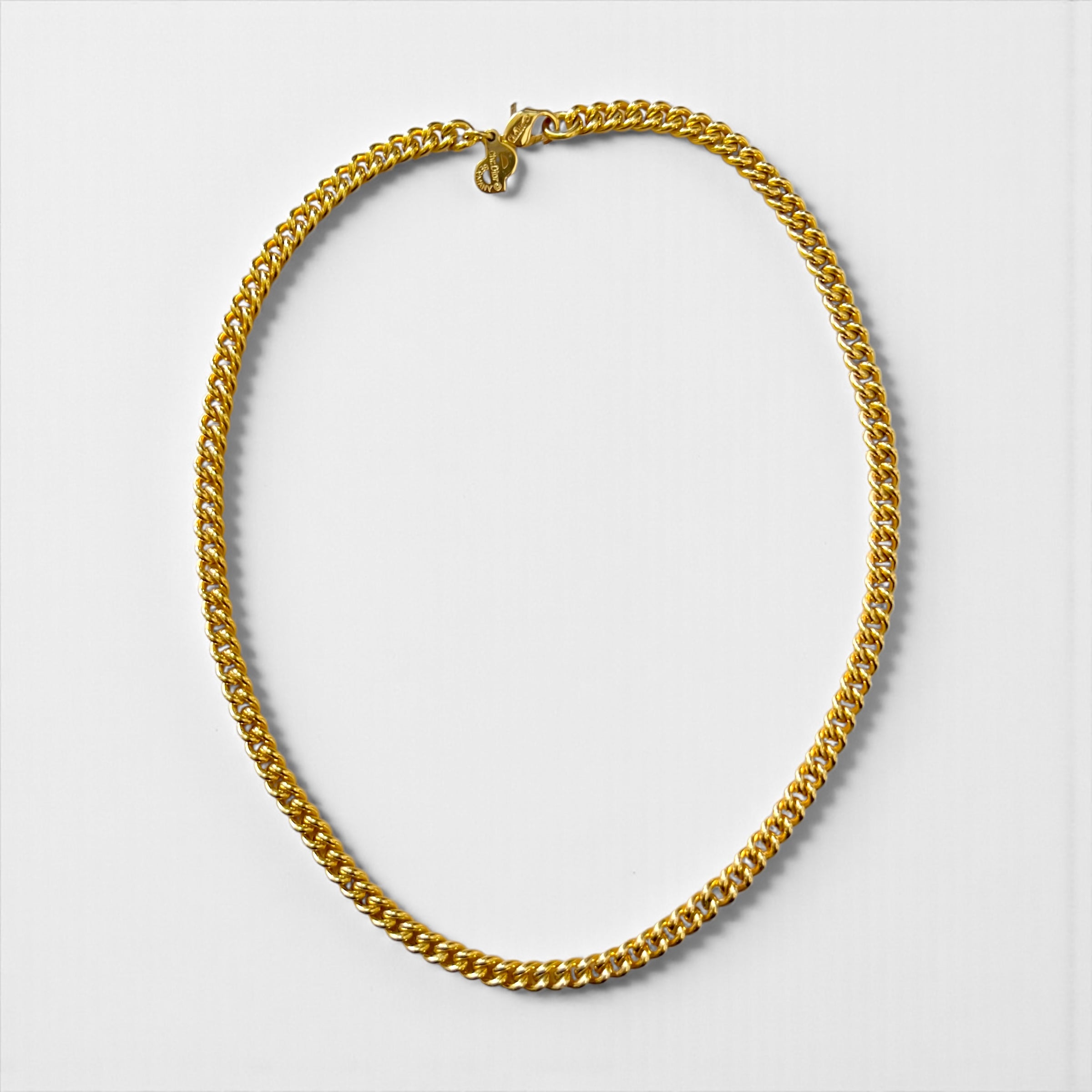 Christian Dior ドイツ製 ヴィンテージ 2WAY ネックレス チョーカー 2連 ブレスレット ゴールド チェーン