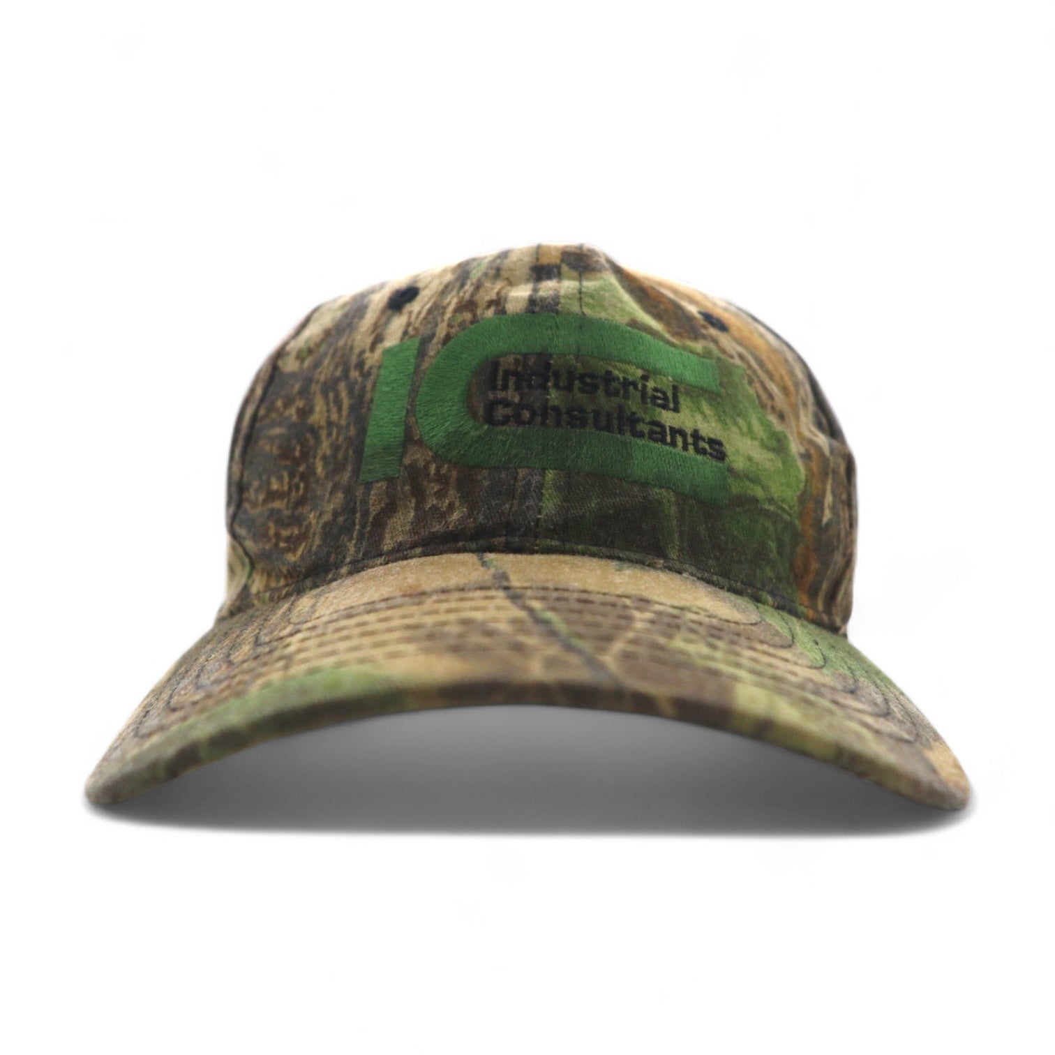 Real Tree Snapback Real Tree Camo Outdoor Cap FREE Khaki American Company Industrial Consultants Embroidery