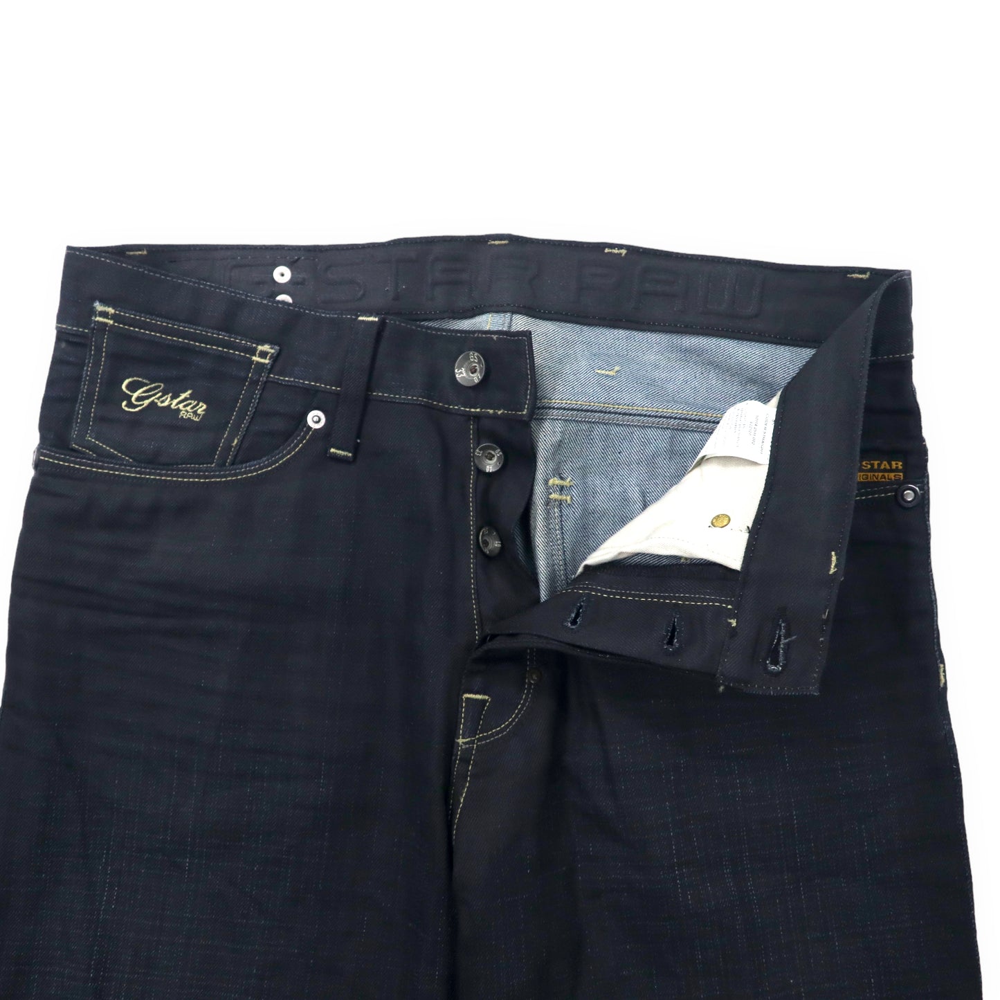 G-STAR RAW ブラック デニムパンツ XL ストレート 3301 coder straight jeans