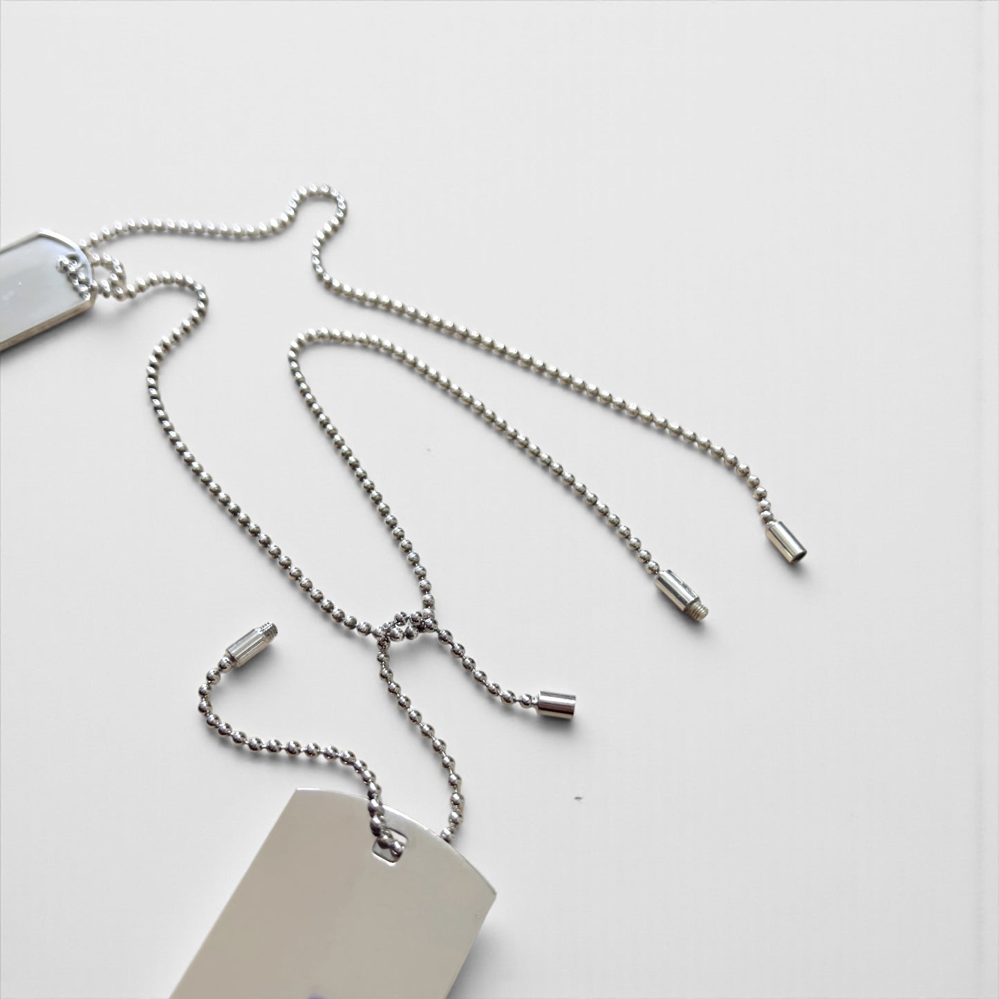 GUCCI ドッグタグ ダブルプレート 2WAY ネックレス ペンダント キーホルダー シルバー 925 ボールチェーン イタリア製