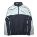 Reebok 00s Track Jacket Jersey XL Grey Mesh Liner One Point Logo