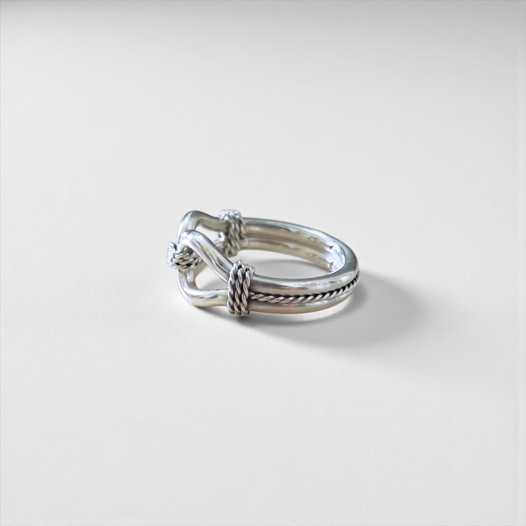 STEVE ARVISO ナバホ族 インディアンジュエリー 指輪 リング 24号 SILVER 925 馬具 Horse Whisperer ホースウィスパラー