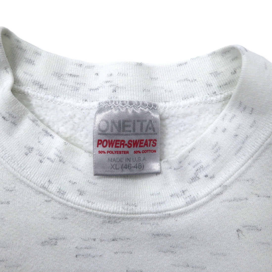 ONEITA USA Made 90s Embroidered Sweatshirt XL White Cotton Hilton Head ISLAND Big Size