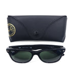 Ray-Ban Made in Italy New Wayfarer Sunglasses Wellington Black 901L 55◻︎18 145 3N NEW WAYFARER RB2132