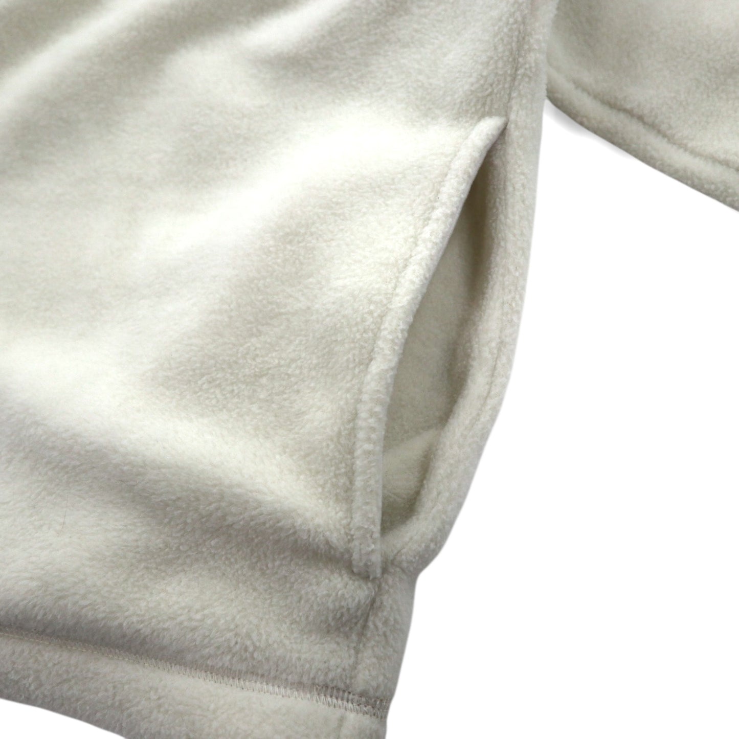 NAUTICA 90年代 ハーフジップ フリースジャケット M ホワイト Nautica Jeans Company