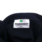 INDEPENDENT TRADING COMPANY リバースウィーブ ヘビーウェイト プルオーバーパーカー XL ネイビー コットン IND5000PC 13.5onz クロスグレイン製法
