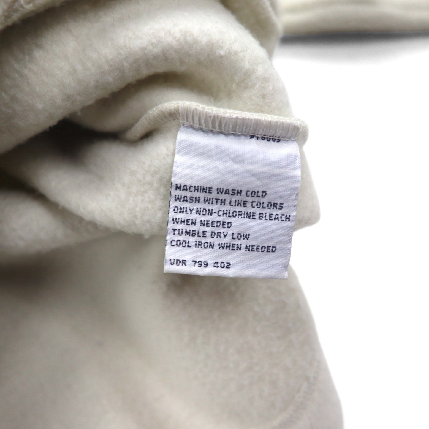 NAUTICA 90年代 ハーフジップ フリースジャケット M ホワイト Nautica Jeans Company