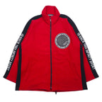 90s INFINITY SPORT Sweat Set Up Jersey FREE Red Cotton Drawcord