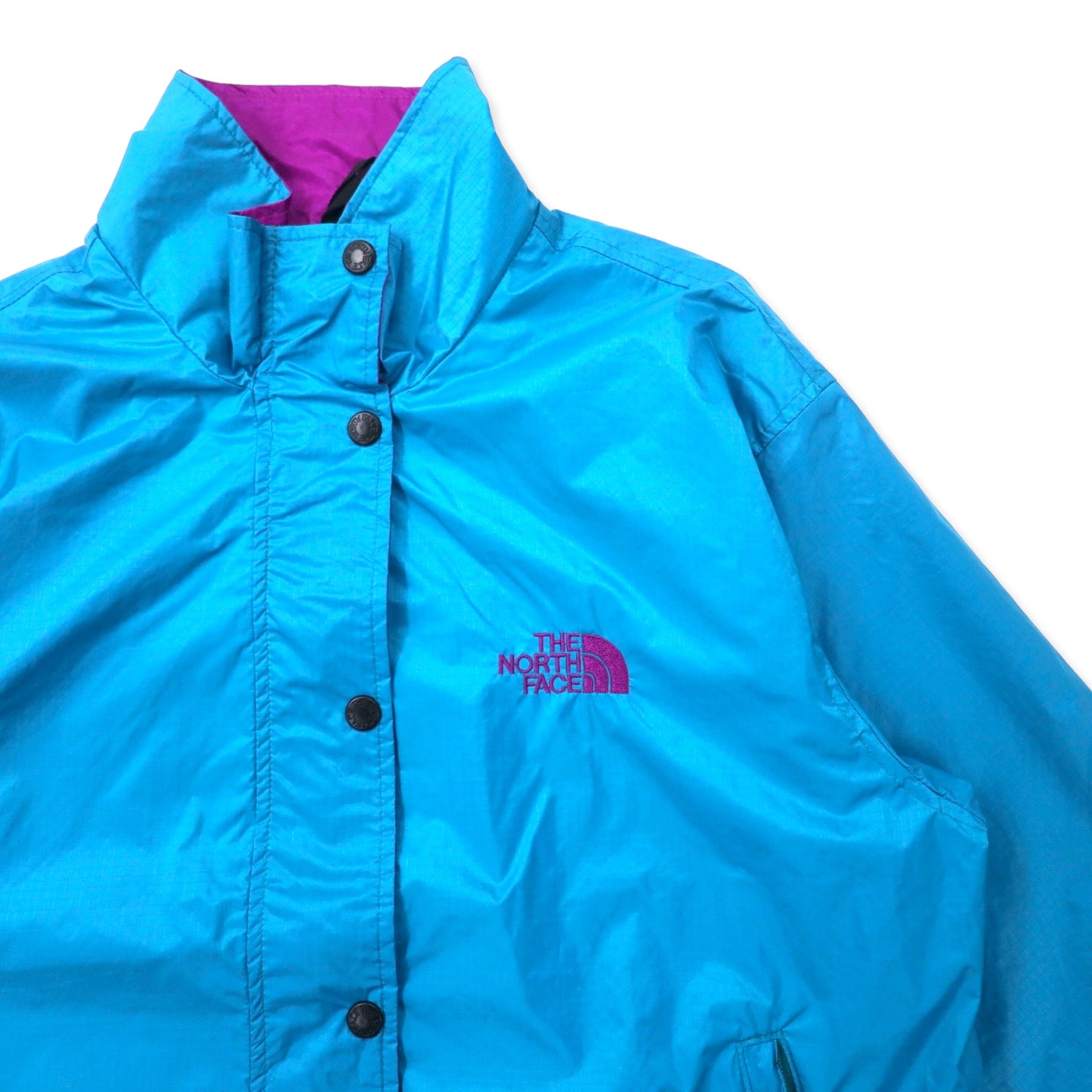 THE NORTH FACE ナイロンジャケット M ブルー 撥水 メッシュライナー 透湿 NPW-2246 日本製