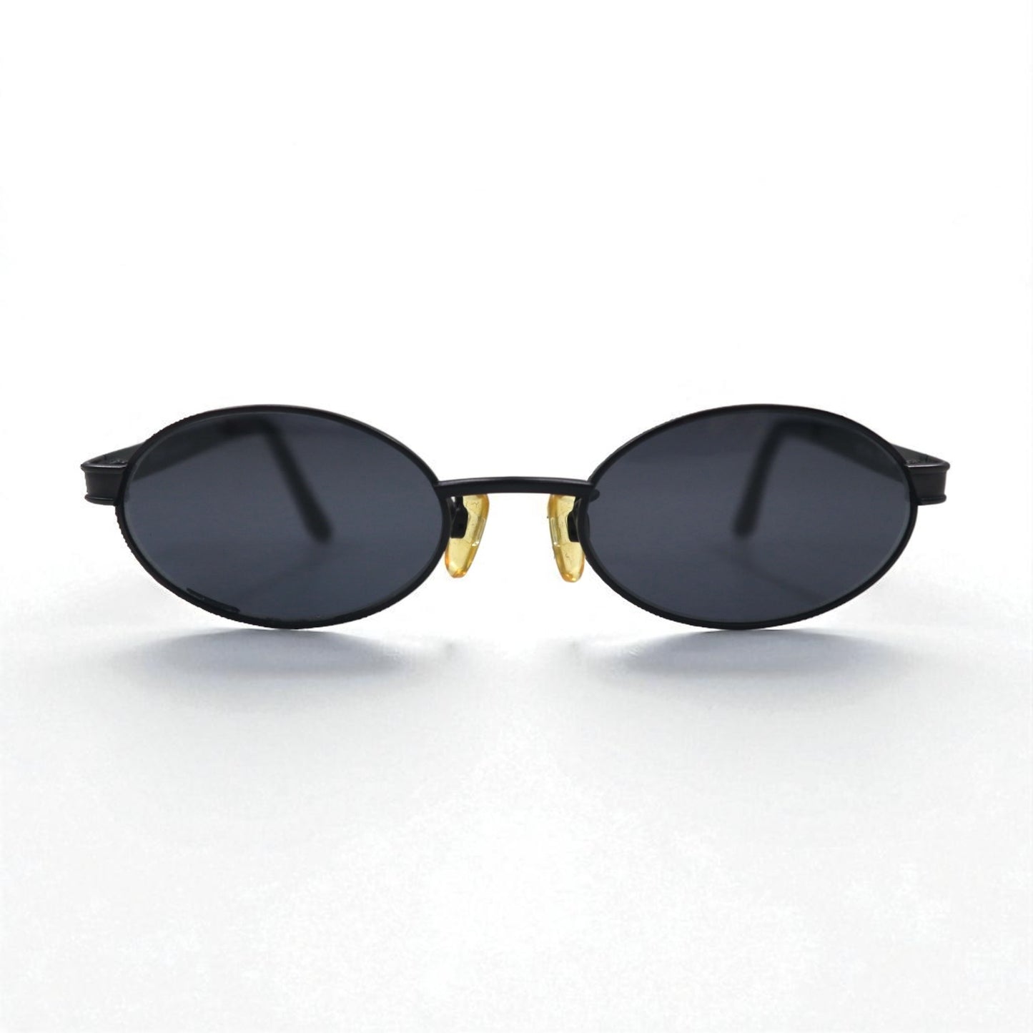 VERSACE イタリア製 オーバル サングラス メタルフレーム ブラック MOD.R65