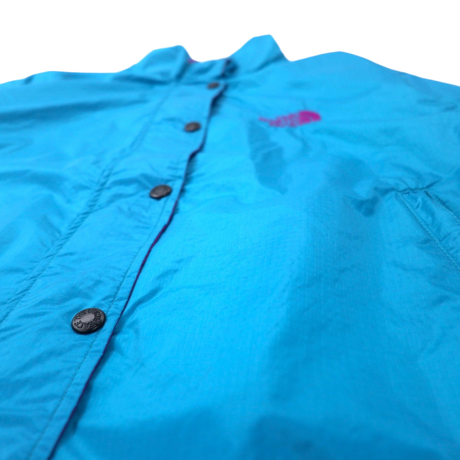 THE NORTH FACE ナイロンジャケット M ブルー 撥水 メッシュライナー 透湿 NPW-2246 日本製