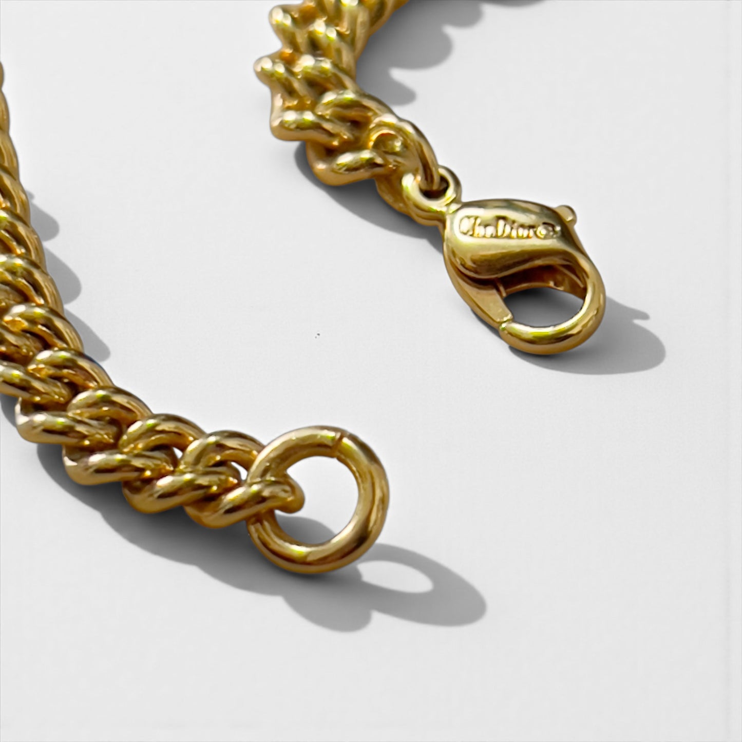 Christian Dior ドイツ製 ヴィンテージ ブレスレット ゴールド チェーン