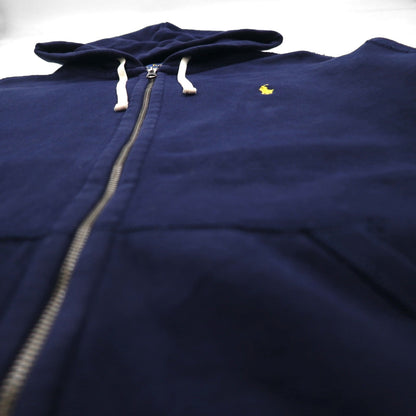 Polo Ralph Lauren リバースウィーブ ジップパーカー 2XL ネイビー スモールポニー刺繡 ビッグサイズ