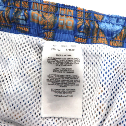 Columbia PFG 水陸両用 スーパーバックキャストウォーターショーツ ショートパンツ S ブルー 総柄 ナイロン FM1107