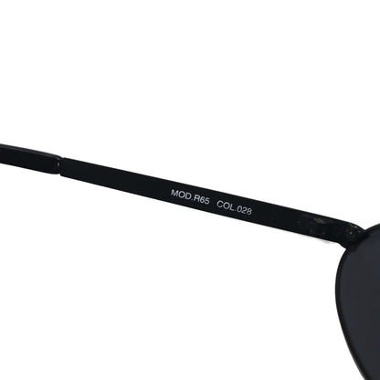 VERSACE イタリア製 オーバル サングラス メタルフレーム ブラック MOD.R65