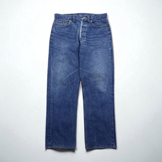 Levi's 90年代 USA製 501 デニムパンツ ジーンズ L インディゴ 501-0658 ボタンフライ
